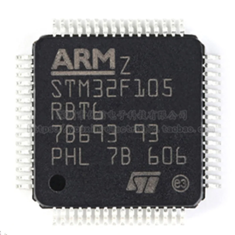 

STM32F105RBT6 LQFP-64 ARM Cortex-M3 32-bit microcontroller MCU