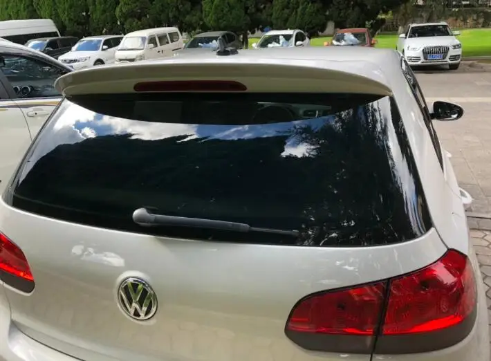 Спойлер для Golf 2010 2013 Volkswagen 6 ABT спойлер АБС пластик цвет заднего крыла автомобиля