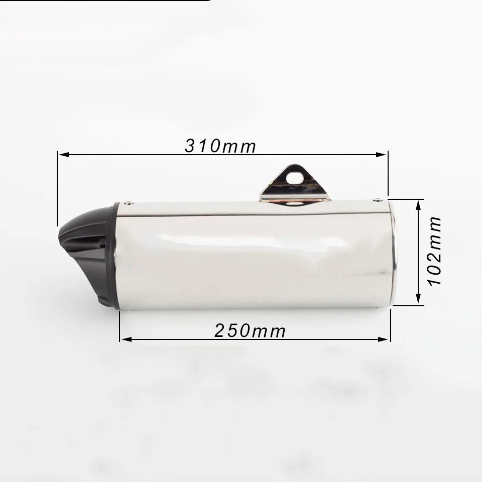 Выхлопная труба из нержавеющей стали для скутера XRM125 | Автомобили и мотоциклы