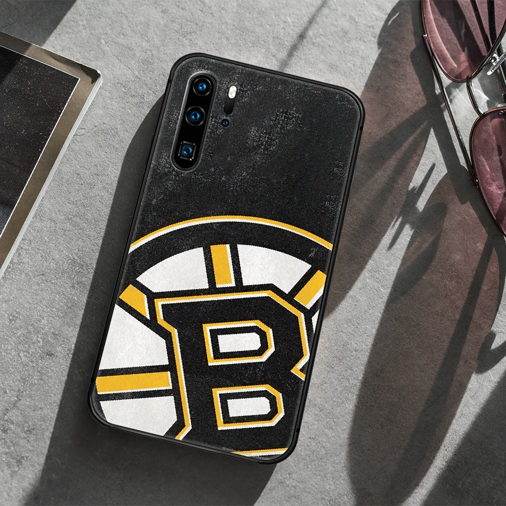 

Boston Bear Hockey team Phone Case For Huawei P Mate 10 20 30 40 Lite Pro smart Z 2019 nova 5t black Hoesjes Fashion Funda Trend