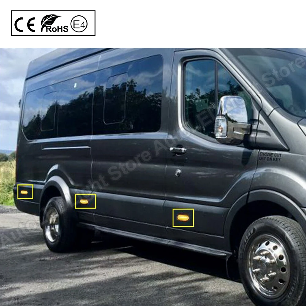 2 шт. дымчатые линзы светодиодный боковой габаритный фонарь светильник янтарного