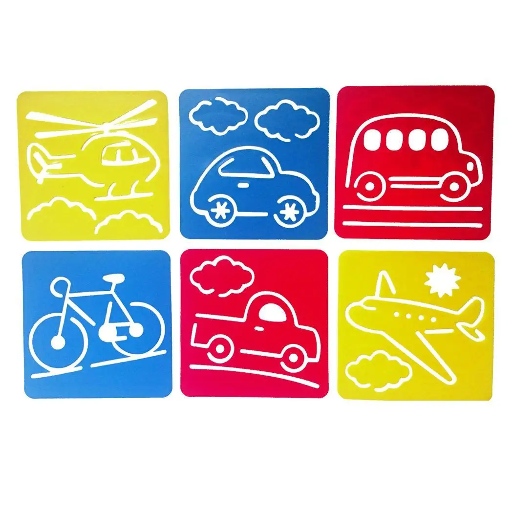 Детский шаблон для рисования вспомогательные трафареты как инструменты