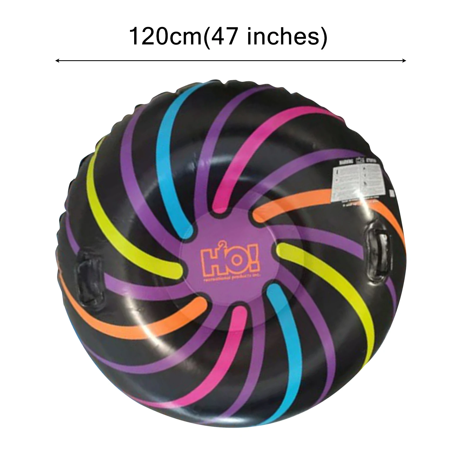 

Oversized 47 Inches Snow Tube Inflatable Snow Sled For Children Adults Thickened Cold-resistant Material Inflatable Ski Ring