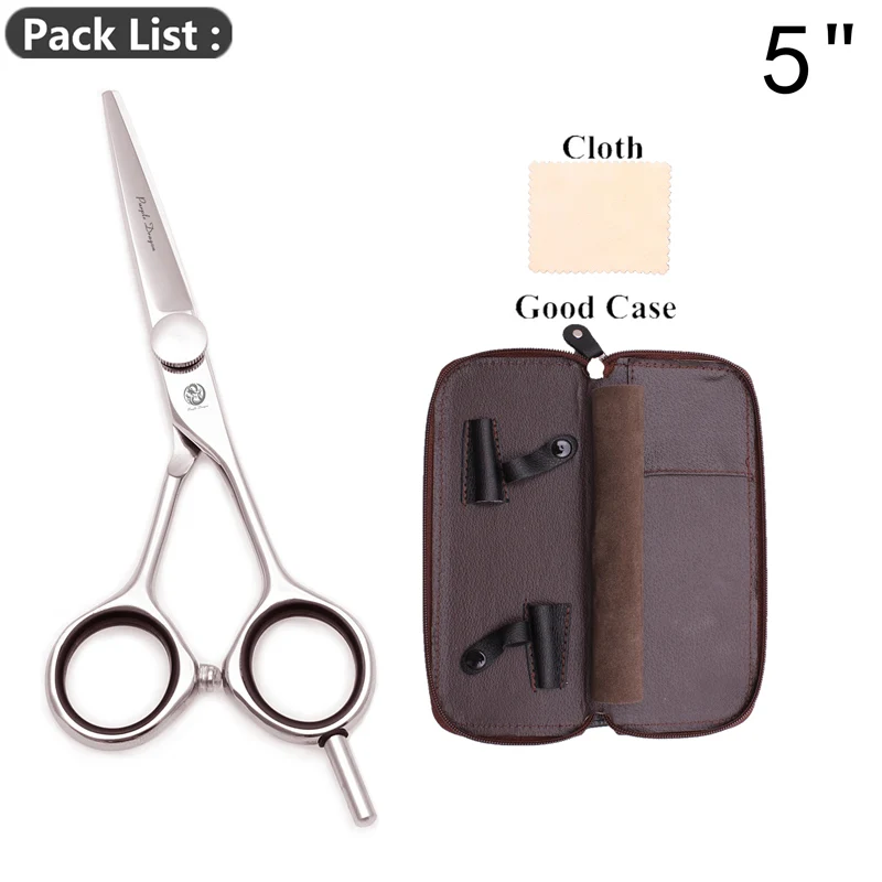 Hairdressing Scissors Z1021 5&quot 440C Barber Cutting Shears Hair Thinning Professional Dropshipping | Красота и здоровье