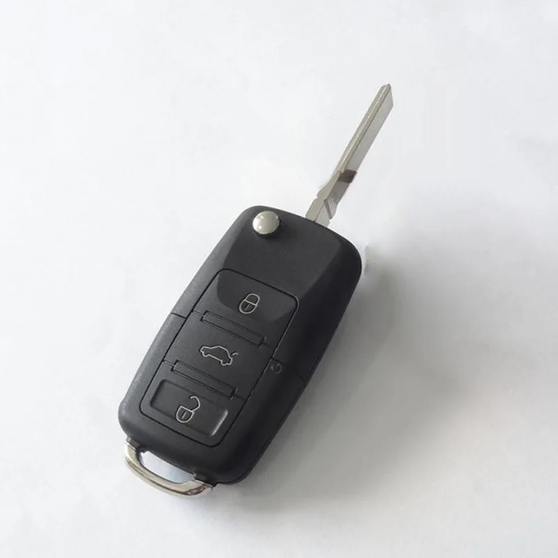 

3-Button Car Remote Control Key Secret Compartment Box Safe Container 3-button Car Key Shell Without Base And Key Embryo