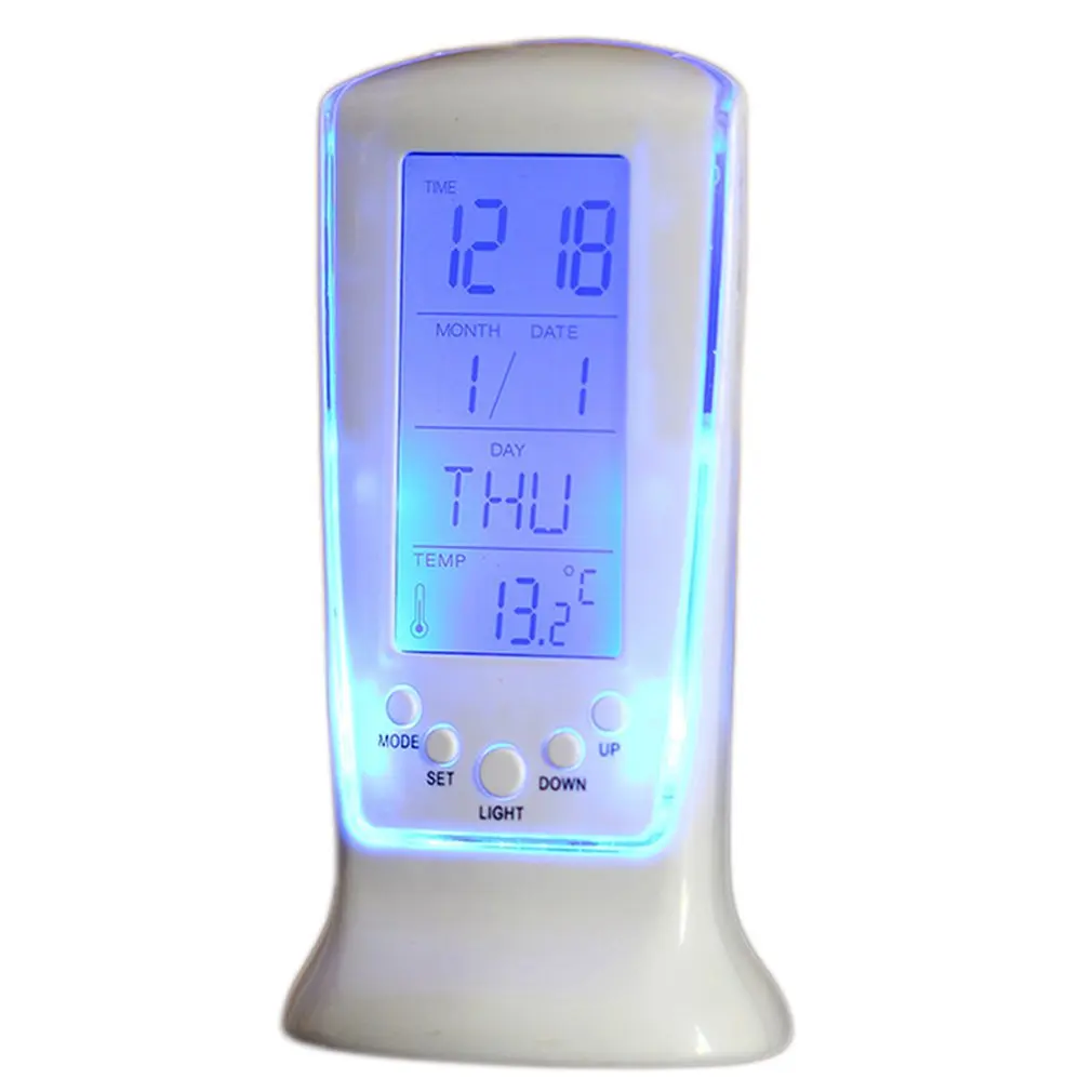 Спальня Будильник для студента креативный немой небольшие часы умный