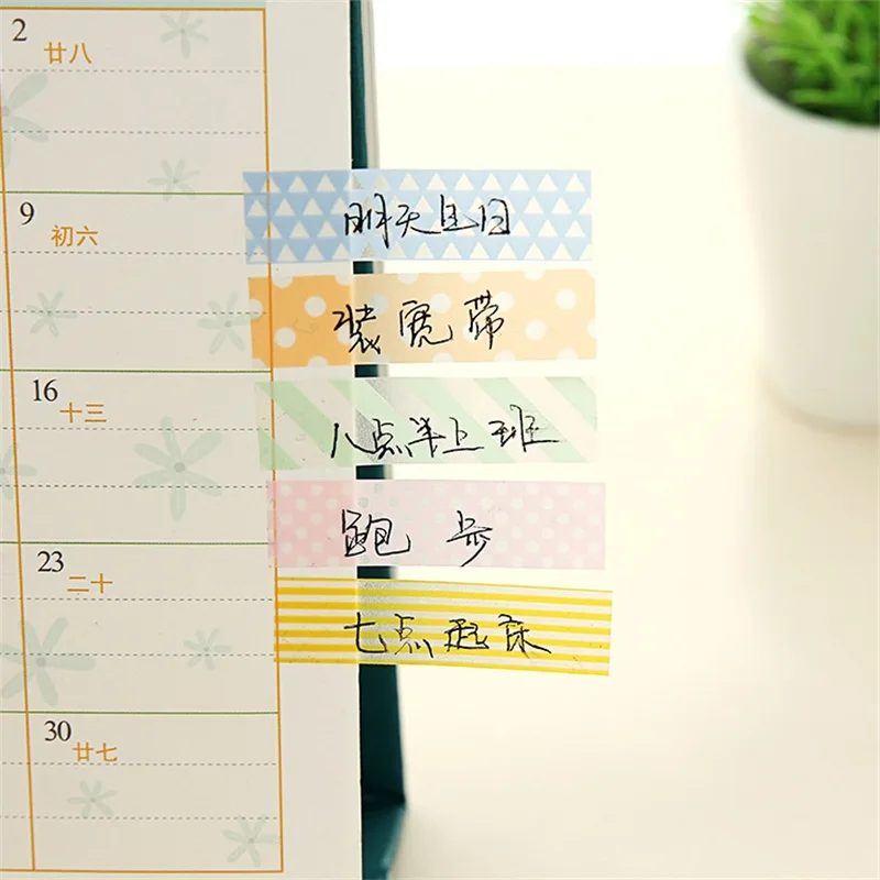 Полиэфирная пленка DIY креативные самоклеющиеся декоративные заметки Удобная