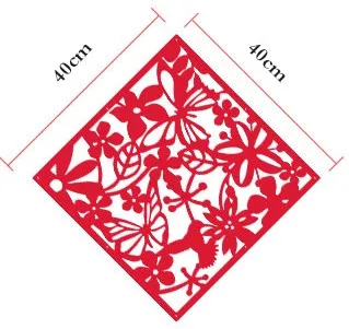 8 шт. китайские занавески Обрезанные бумагой экран перегородка современный