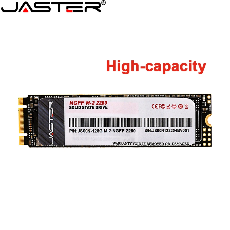 Твердотельный накопитель JASTER SSD NGFF M.2 M2 2280 твердотельный диск 128 ГБ 256 ТБ 64 240 480