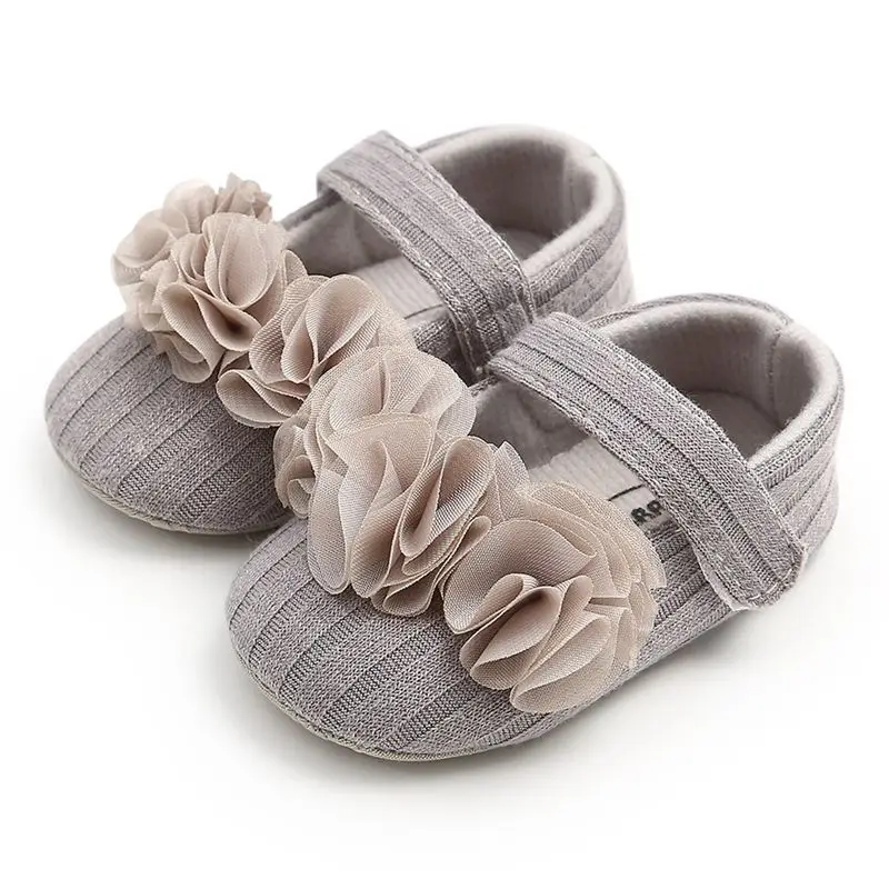 

Newborn Baby Shoes Baptism White Baby Girl Flower Shoes Toddler Prewalker Cute Baby Shoe 0-18 month