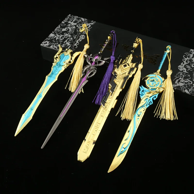 Игра Genshin Impact Sword аниме фигурка с оружием волчий могильный камень неба