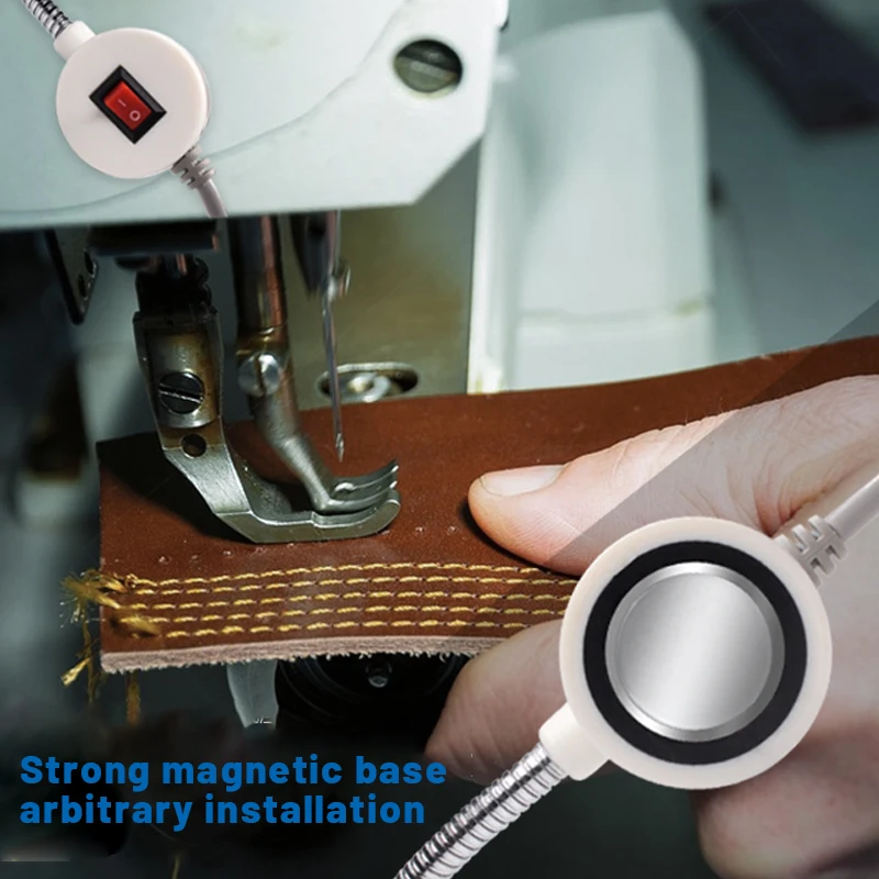 

Industrial Lighting Sewing lights LED Light Flexible Sewing Machine Work Lamp 10/20/30 LED EU US Machine Accessories Luminaire