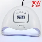 Лампа SUN 5X PlusMAX УФLED для сушки ногтей, сушилка для гель-лака, 54 Вт72 Вт90 Вт