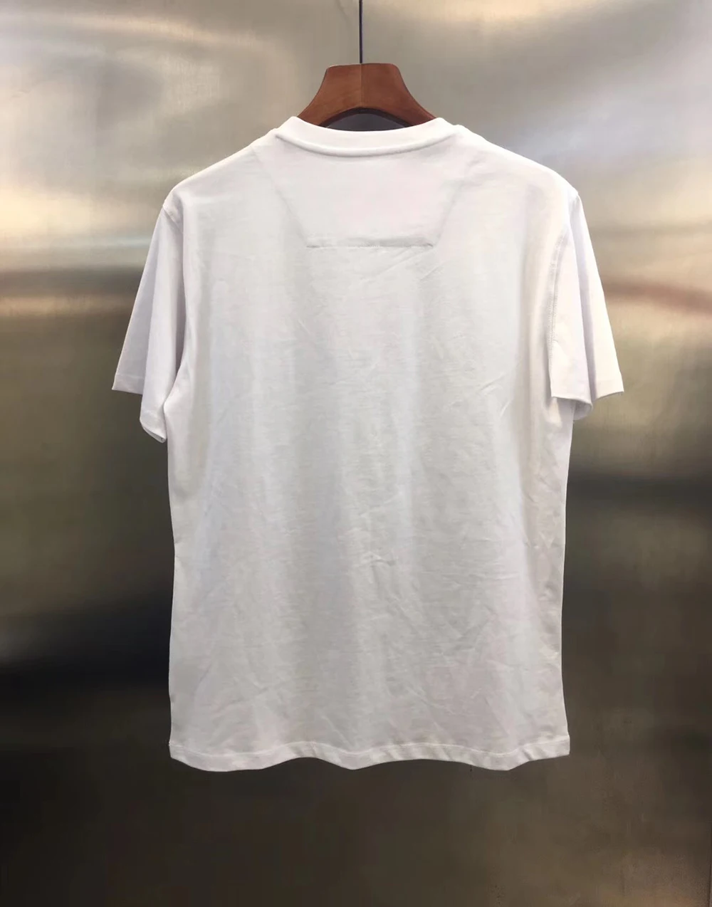 Футболка DUYOU мужская с принтом в виде больших черепов дизайнерская брендовая