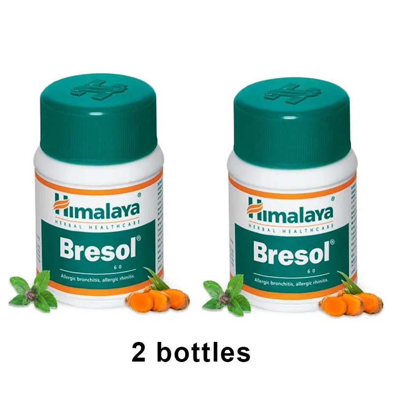 

2bottles Himalaya Bresol Improves nose discomfort Allergic resp iration Antiba cterial Natural Herbal Ayurveda