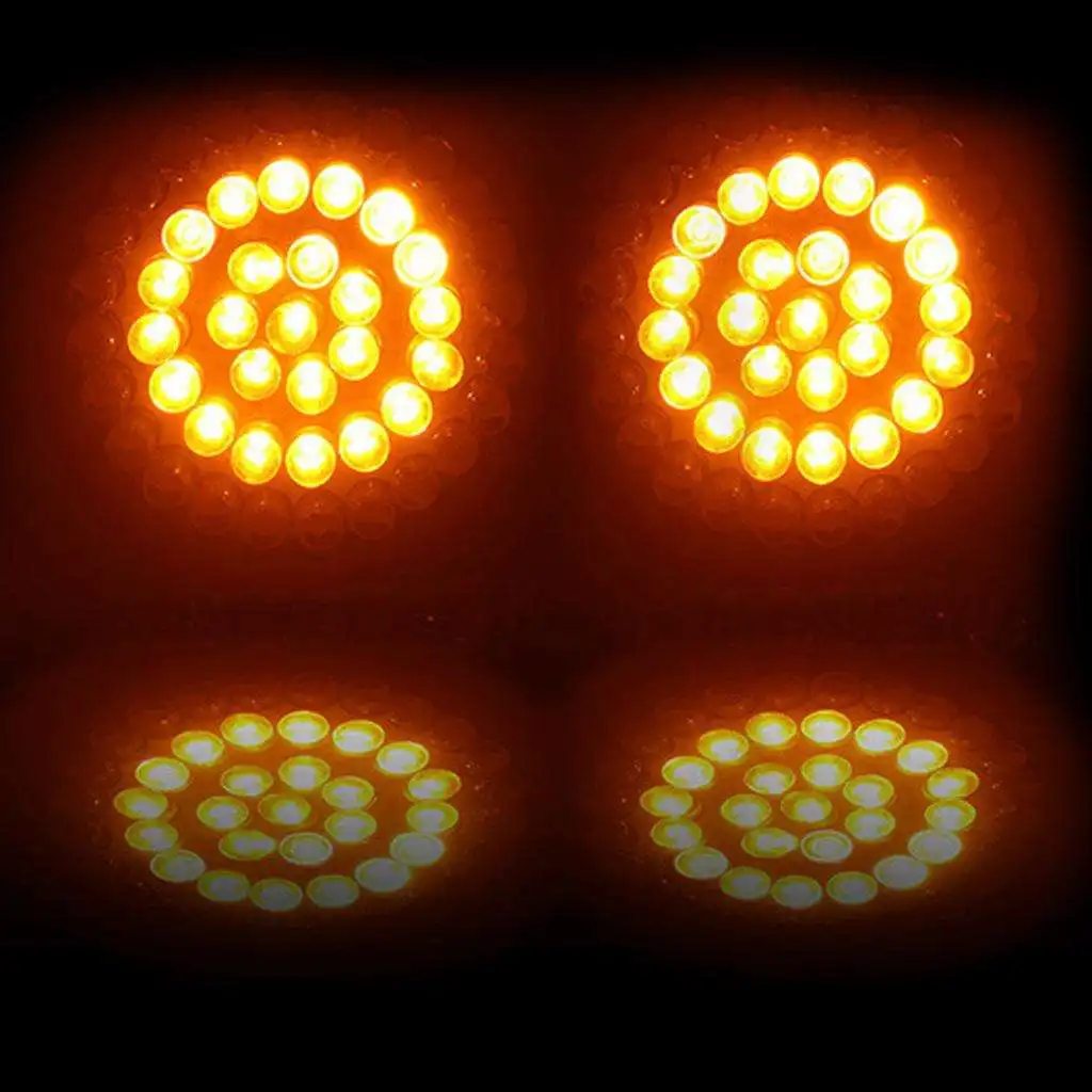 

2pcs Yellow LED Turn Signals Panel Replacement for Harley Motorcycle
