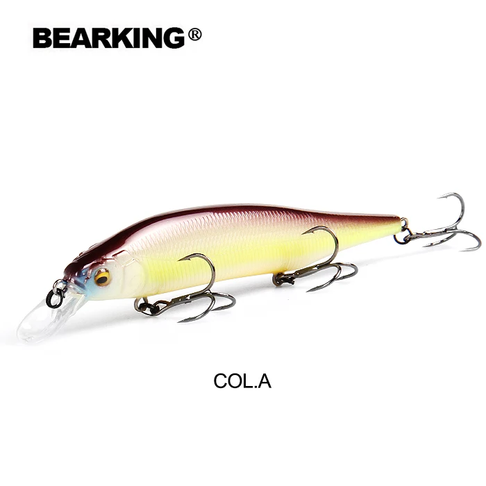 BEARKING 11,5 см 15 г Горячие рыболовные приманки, разные цвета, гольян кривошипная Вольфрамовая весовая система воблер модель кривошипная приманка - Цвет: A