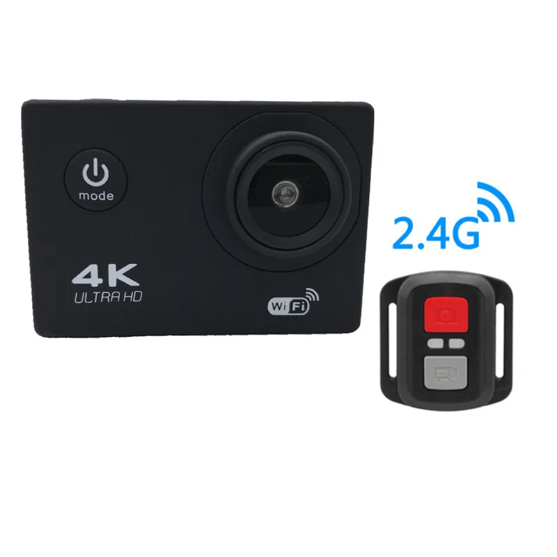 Pаспродажа Экшн-камера Ultra HD 4K 30fps WiFi 2,0 дюйма 170D Подводная Водонепроницаемая камера для видеозаписи на Шлем S Спортивная камера
