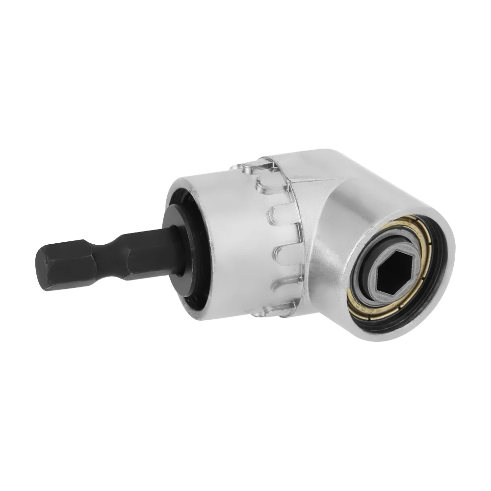 

1/4in 105 Degree Angle Hex Extension Drill Bit Chromium Vanadium Alloy Steel Adjustable Screwdriver Socket Holder Adapter