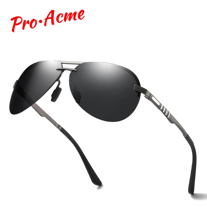 Pro Acme фирменный дизайн мужские солнцезащитные очки поляризационные Ретро стиль