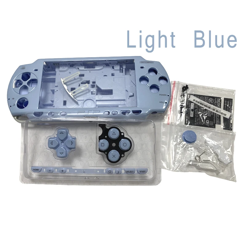 Для PSP 2000 OEM Полный Корпус чехол Полная Оболочка Чехол Замена + набор кнопок