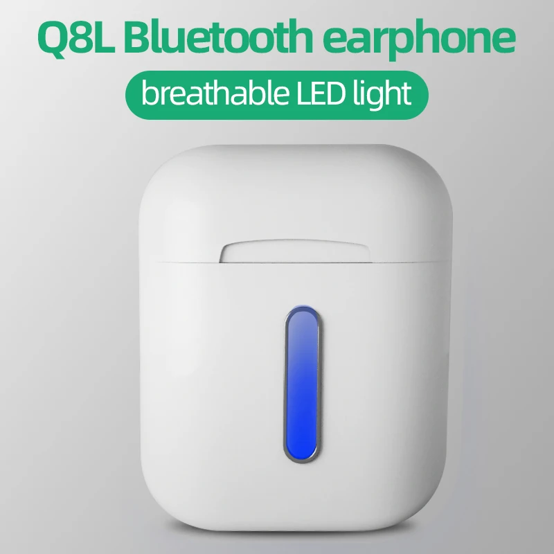Q8L TWS Bluetooth наушники стерео вкладыши беспроводные Bluetooth наушники-вкладыши гарнитуры для всех смартфонов