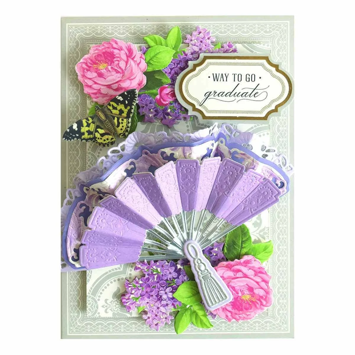 

3D Fantastic Fan Die Cutting Dies Scrapbook Diary Decoration Stencil Ebossing Template DIY Greeting Card Handmade