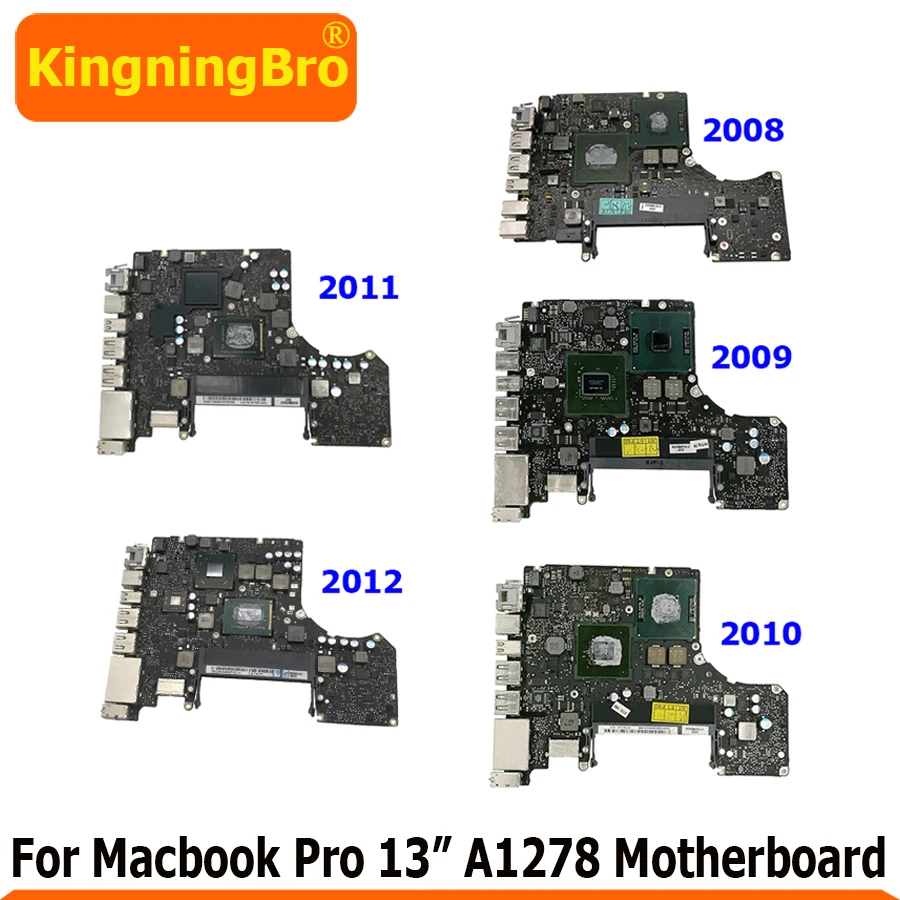 Оригинальная материнская плата для Macbook Pro 13 &quotA1278 Logic Board 2008 2009 2010 2011 2012