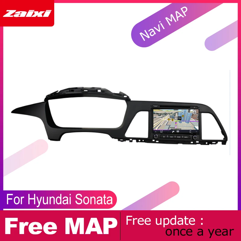 Автомобильный мультимедийный плеер ZaiXi android dvd gps для Hyundai Sonata LF 2015 ~ 2017 LHD навигация