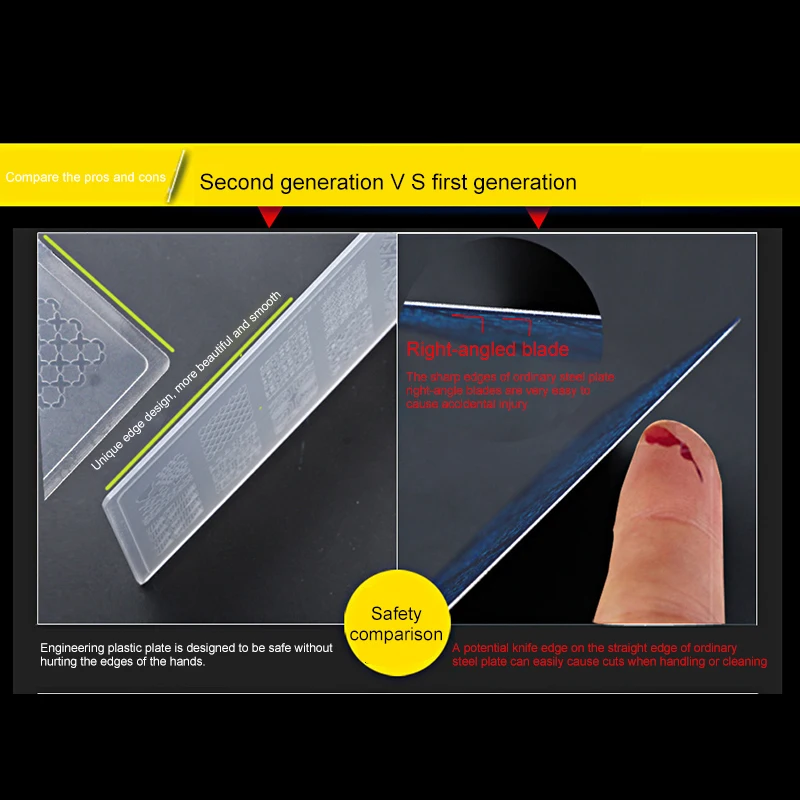 Креативный дизайн ногтей пластмассовая штамповочная пластина BC Серия Цветочный