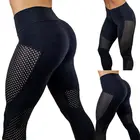 Быстросохнущие брюки для фитнеса, женские леггинсы для бодибилдинга и бега, дышащие компрессионные брюки, эластичные спортивные эластичные колготки для йоги
