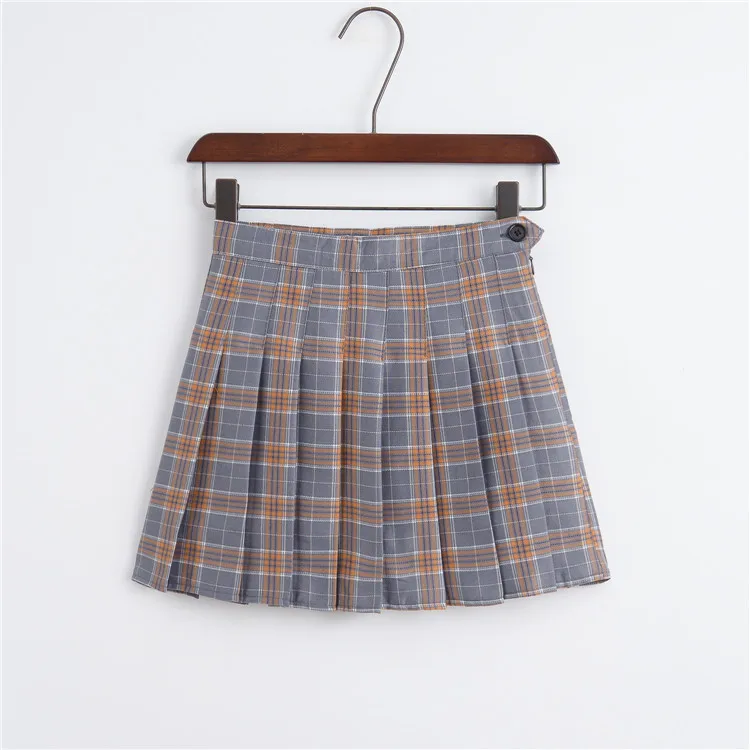 

Women Fashion Plaid Skirt Ladies Female Stylish Pleated Skirt Mini Skirt for Party Shopping Daily Wear Streetwear