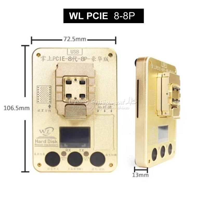 Флэш-микросхема WL PCIE NAND для iphone IP SE 6s 6sp 7 7P PRO 8 8P Ремонтный инструмент жесткого