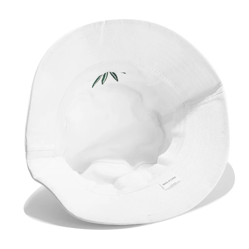 Кленовый лист ведро шляпы для женщин хлопок вышивка Панама стиль Casquette сплошной цвет шапки для рыбаков Кепка с козырьком от солнца Gorras