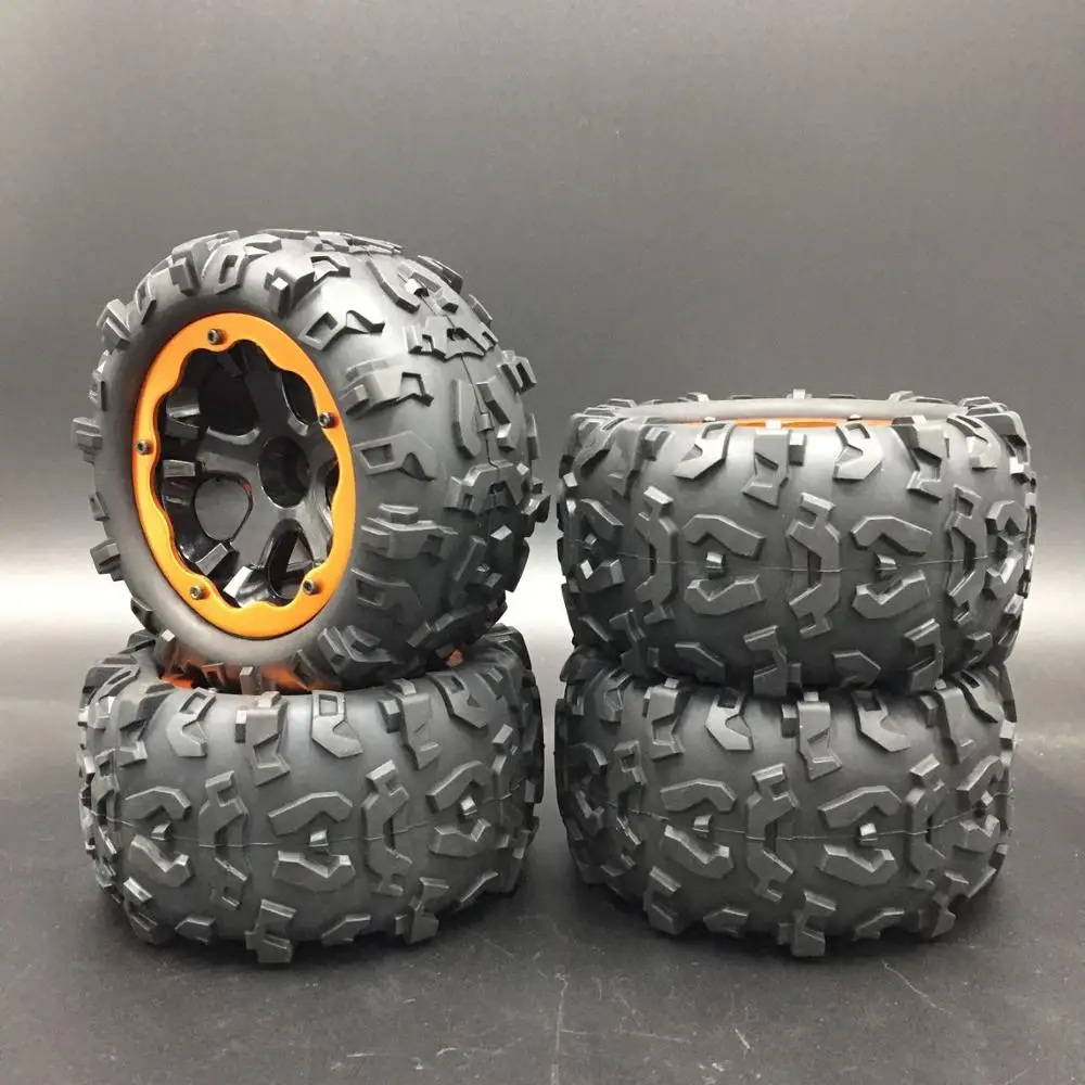 1/10 гоночный грузовик Truggy осевой Тип S ummit Revo GT2 шины и обод для HPI 4 6 Flux 5.9 T8 E-Maxx Hobao HSP
