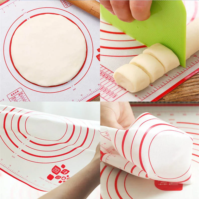 

Large 60*40cm Non Stick Silicone Baking Mat Kitchen Gadgets Cooking Tools Utensils Bakeware Kneading Accessories