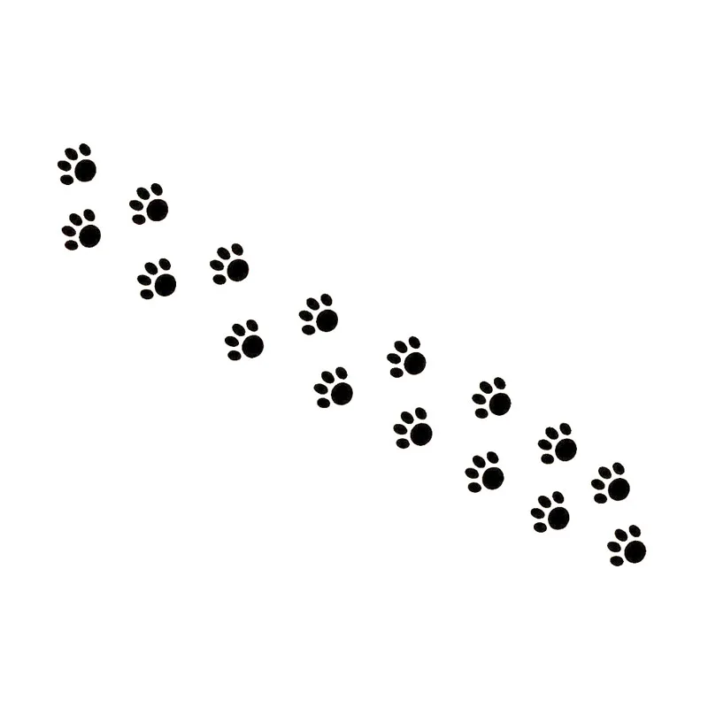 

Car Stickers Decor Motorcycle Decals Cute cat paw print Vinyl Decorative Accessories Waterproof PVC,15.5cmx2.5cm