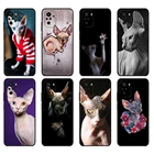 Черный чехол из ТПУ для Xiaomi Redmi 9T, чехол для Redmi Note 9T Note 10 5G 4G Pro 10S, чехол с сфинксом, сфинксом, котом