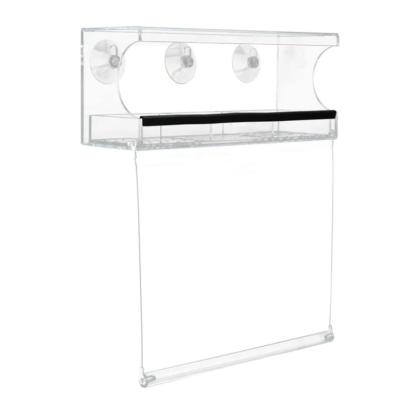 

Window Bird Feeder Removable Seed Tray with Strong Suction Cups Drainage Holes for Up-Close Indoor Bird Watching Gifts