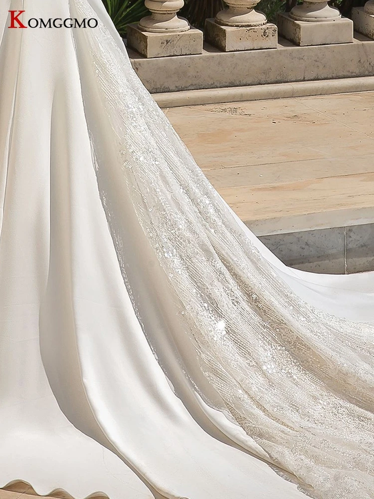 

2021 New Arrival V-Neck Beading Sleeveless Bridal Gown Custom Made Backless Chapel Train Mermaid Wedding Dress Robe De Mariage