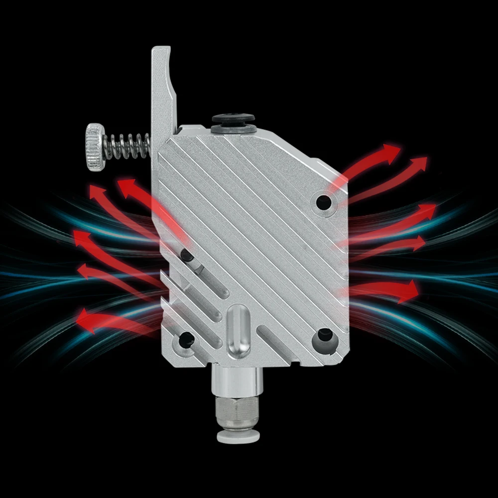 Полностью металлический двухприводный экструдер правый клонированный Btech Bowden