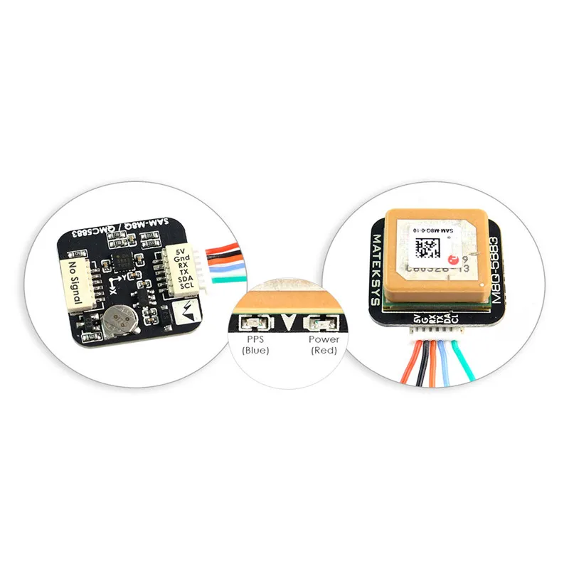 Matek Systems M8Q-5883 SAM-M8Q GPS &amp QMC5883L компасы модуль для дрона с дистанционным управлением