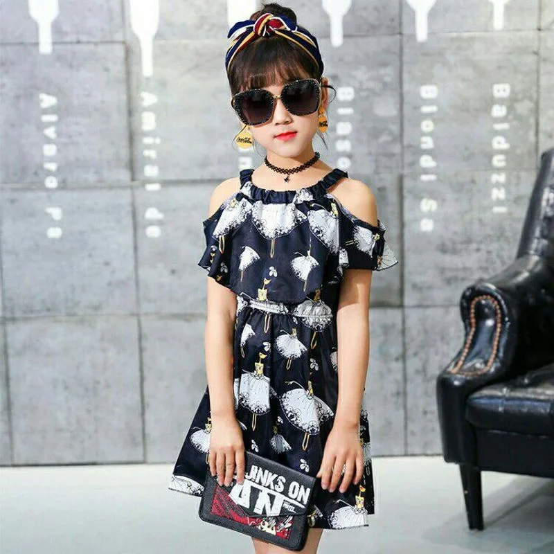 

Girls Dress Summer 2022 New 3 Children's Clothes 11 Children 10 Toddler Girls Summer Clothes 8 Fashion Dresses 2 to 12 Years Old