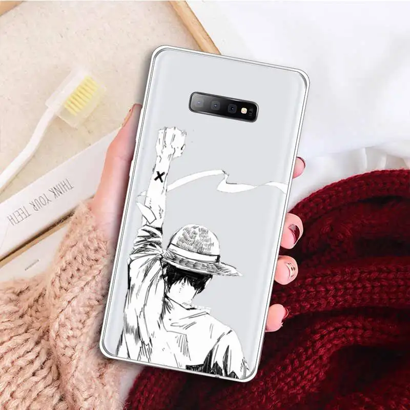 

One Piece Phone Case Transparent for samsung A 21s 50 71 S 8 9 20 note 10 20 plus ultra