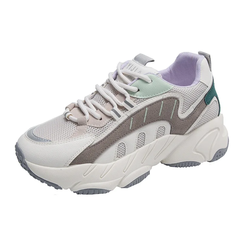 

2020 Autumn New Shoes Women's White Shoes Shoes Comfortable Lace-up Korean Breathable Student Shoes Trend Casual Sneakers