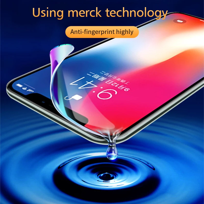 Мягкая Гидрогелевая пленка с полным покрытием для iPhone 11 Pro Max 8 7 6 6s Plus Защита