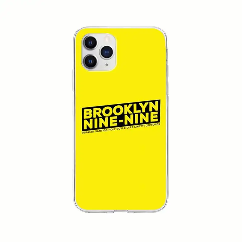 

Brooklyn Nine Nine Pattern Transparent Phone Case Clear Cover For Samsung Galaxy A21S A71 S8 S9 S10 Plus Lite S20 Note 20 Ultra