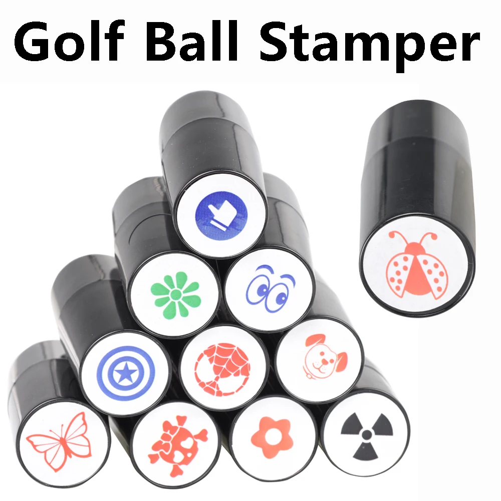 Stamper Stamp Marker Impression Seal Quick-dry Plastic Multicolors Golf Accessories Symbol For Golfer Gift