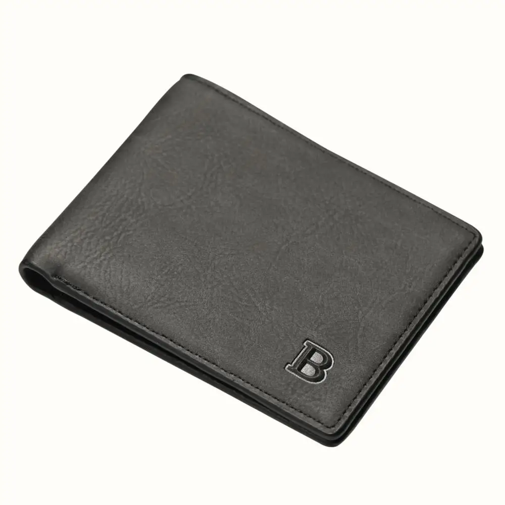 

BABORRY 2020 Coin Bag Men Wallets Man Wallet Small Leather Purses Short Male Wallet PU Card Holder Men's Purses Money Wallet