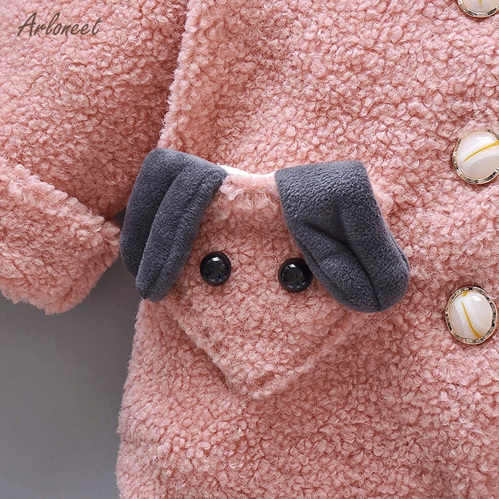 

ARLONEET 3M-4Y Winter Coats Jackets Thick Snowsuit Hoodie Fleece Set Cotton baby girl clothes winter manteau enfant fille hiver
